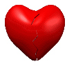 Imagen GIF de Corazon roto animado