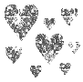 GIF animado (3374) Corazones brillantes