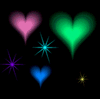 GIF animado (3117) Corazones colores