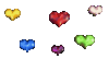 GIF animado (3120) Corazones colores