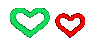 GIF animado (3126) Corazones colores