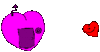 GIF animado (3178) Corazones divertidos