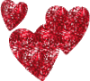 GIF animado (3379) Corazones glitter