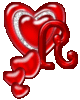 GIF animado (3382) Corazones glitter