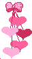 GIF animado (3698) Corazones rosas