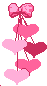 GIF animado (3698) Corazones rosas