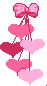 GIF animado (3702) Corazones rosas