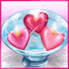 GIF animado (3726) Corazones velas