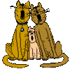 GIF animado (7743) Coro de gatos