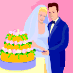 GIF animado (2846) Corte tarta bodas