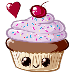GIF animado (942) Cupcake cereza