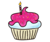 GIF animado (944) Cupcake cumpleanos