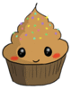 GIF animado (945) Cupcake divertido