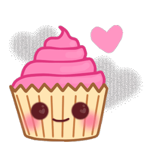 GIF animado (946) Cupcake fresa