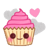 GIF animado (946) Cupcake fresa