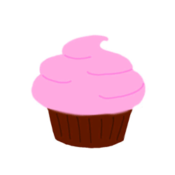 GIF animado (951) Cupcake rosa