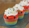GIF animado (960) Cupcakes arcoiris