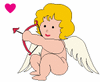 GIF animado (4155) Cupido disparando flechas