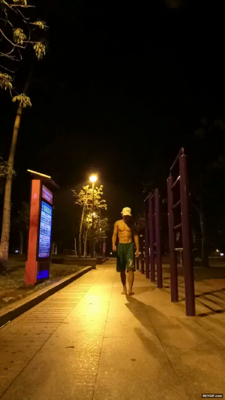 GIF animado (116588) Da la impresion de que camine por los aires