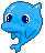 GIF animado (5784) Delfin bebe