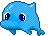 GIF animado (5785) Delfin bebe