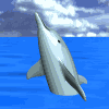 GIF animado (5789) Delfin en el mar