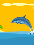 GIF animado (5799) Delfin saltando