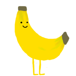 GIF animado (1083) Dibujo banana