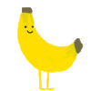 GIF animado (1083) Dibujo banana