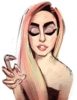 GIF animado (12060) Dibujo lady gaga