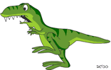 GIF animado (7499) Dinosaurio cartoon