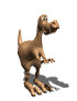 GIF animado (7501) Dinosaurio saltando
