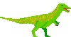 GIF animado (7502) Dinosaurio verde