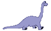 GIF animado (7560) Diplodocus caminando