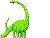 GIF animado (7577) Diplodocus verde