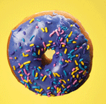 GIF animado (773) Donut azul