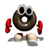 GIF animado (784) Donut de chocolate