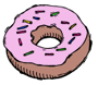 GIF animado (789) Donut rosa