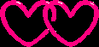 GIF animado (3987) Dos corazones