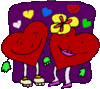 GIF animado (3988) Dos corazones