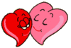 GIF animado (3989) Dos corazones
