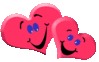 GIF animado (3992) Dos corazones