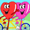 GIF animado (3993) Dos corazones