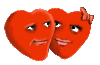 GIF animado (3994) Dos corazones