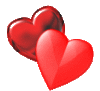 GIF animado (3996) Dos corazones