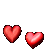 GIF animado (4002) Dos corazones