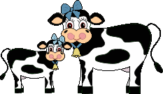 GIF animado (10094) Dos vacas