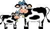 GIF animado (10094) Dos vacas