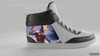 GIF animado (116746) El futuro de las zapatillas es un pantalla hd con un monton de disenos