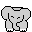 GIF animado (9109) Elefante